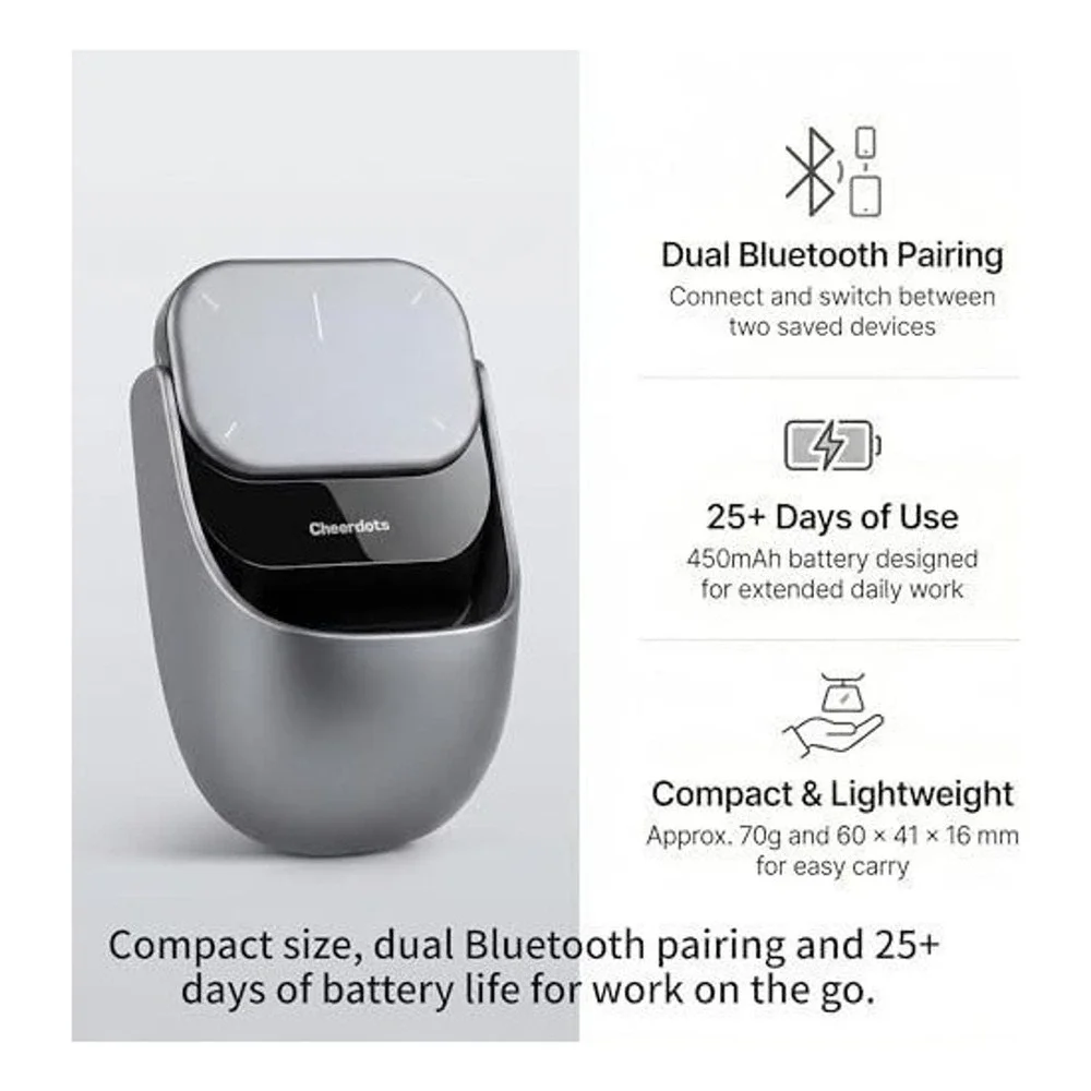 Cheerdots 2 Pro AI Voice powered Split Mouse ChatGPT Presentation Laser‎ Pointer